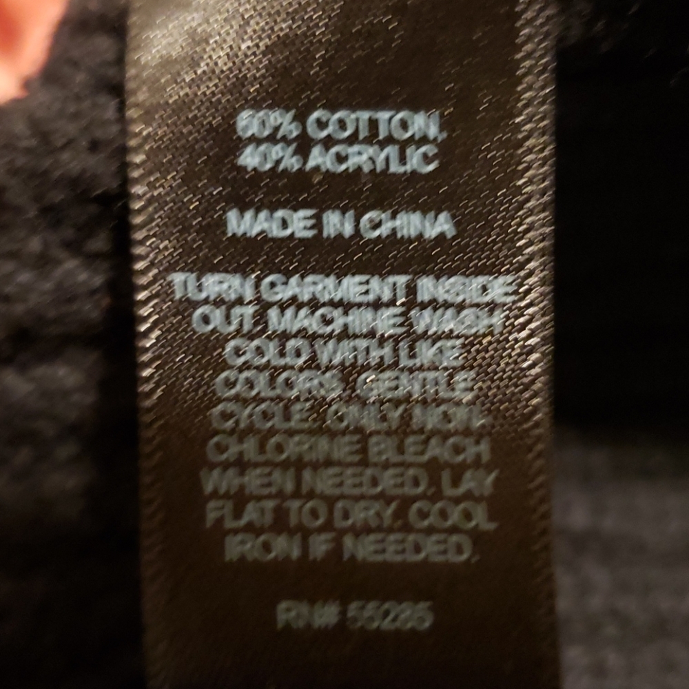 Express Cableknit Button Sweater Black Medium - image 7